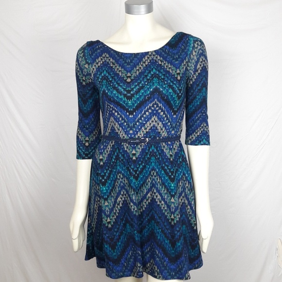 Lily Rose Chevron Dress - Picture 1 of 4